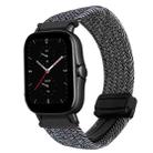 For Amazfit GTS 2e Magnetic Buckle 20mm Braided Watch Band(Metal Gray) - 1