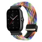 For Amazfit GTS 2e Magnetic Buckle 20mm Braided Watch Band(Colorful) - 1