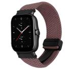 For Amazfit GTS 2e Magnetic Buckle 20mm Braided Watch Band(Smoky Purple) - 1