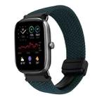 For Amazfit GTS 2 Mini Magnetic Buckle 20mm Braided Watch Band(Forest Green) - 1