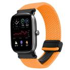 For Amazfit GTS 2 Mini Magnetic Buckle 20mm Braided Watch Band(Orange) - 1