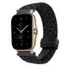 For Amazfit GTS 2 Magnetic Buckle 20mm Braided Watch Band(Stars Black) - 1