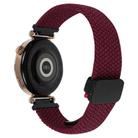 For Amazfit GTS 2 Magnetic Buckle 20mm Braided Watch Band(Wine Red) - 2