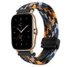 For Amazfit GTS 2 Magnetic Buckle 20mm Braided Watch Band(Camouflage Colorful) - 1