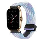 For Amazfit GTS 2 Magnetic Buckle 20mm Braided Watch Band(Violet) - 1