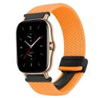 For Amazfit GTS 2 Magnetic Buckle 20mm Braided Watch Band(Orange) - 1