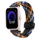 For Amazfit Pop Pro Magnetic Buckle 20mm Braided Watch Band(Camouflage Colorful) - 1