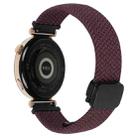 For Amazfit Pop Pro Magnetic Buckle 20mm Braided Watch Band(Crimson Cherry) - 2