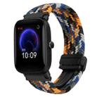 For Amazfit Pop Magnetic Buckle 20mm Braided Watch Band(Camouflage Colorful) - 1