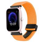 For Amazfit Bip U Magnetic Buckle 20mm Braided Watch Band(Orange) - 1