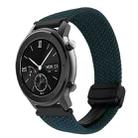 For Amazfit GTR 42mm Magnetic Buckle 20mm Braided Watch Band(Forest Green) - 1