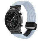 For Amazfit GTR 42mm Magnetic Buckle 20mm Braided Watch Band(Blue) - 1