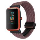 For Amazfit Bip Magnetic Buckle 20mm Braided Watch Band(Smoky Purple) - 1