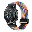 For Honor Magic Watch 2 42mm 20mm Magnetic Buckle Braided Watch Band(Colorful) - 1