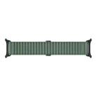 For Samsung Galaxy Watch Ultra 47mm Ocean Style Magnetic Buckle Braided Watch Band(Army Green) - 3