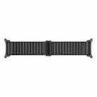 For Apple Watch SE 2023 44mm Off Road Magnetic Buckle Braided Nylon Watch Band(Dark Gray) - 3