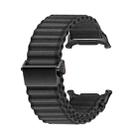 For Apple Watch SE 2023 40mm Off Road Magnetic Buckle Braided Nylon Watch Band(Dark Gray) - 2