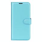 For Realme 14 Pro 5G Litchi Texture Horizontal Flip Leather Phone Case with Holder(Blue) - 2