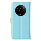 For Realme 14 Pro 5G Litchi Texture Horizontal Flip Leather Phone Case with Holder(Blue) - 3