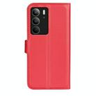For Realme C75 Litchi Texture Horizontal Flip Leather Phone Case with Holder(Red) - 3