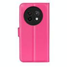 For Realme 13+ 5G Litchi Texture Horizontal Flip Leather Phone Case with Holder(Rose Red) - 3