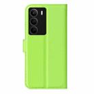 For Realme C71 4G Litchi Texture Horizontal Flip Leather Phone Case with Holder(Green) - 3
