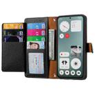 For Nothing CMF Phone 1 Love Zipper Lanyard Leather Phone Case(Black) - 3