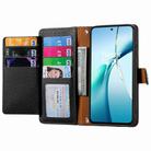 For Nothing Phone 3a Love Zipper Lanyard Leather Phone Case(Black) - 3