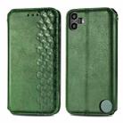 For Nothing CMF Phone 1 Cubic Grid Pressed Magnetic Leather Phone Case(Green) - 2