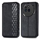 For Nothing Phone 3a Cubic Grid Pressed Magnetic Leather Phone Case(Black) - 2