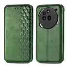 For Nothing Phone 3a Cubic Grid Pressed Magnetic Leather Phone Case(Green) - 2