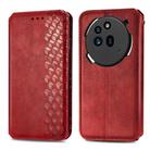 For Nothing Phone 3a Cubic Grid Pressed Magnetic Leather Phone Case(Red) - 2