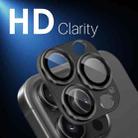 For iPhone 16 Pro / 16 Pro Max NORTHJO Matte Camera Lens Protector Tempered Glass Rear Lens Film(Black) - 3