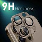 For iPhone 16 Pro / 16 Pro Max NORTHJO CD Vein Camera Lens Protector Tempered Glass Rear Lens Film(Brown) - 2