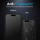 For iPhone 16 Plus NORTHJO Matte Silkscreen Anti-Fingerprint Tempered Glass Film - 3