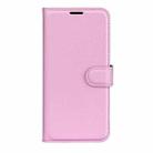 For TCL 501 Litchi Texture Horizontal Flip Leather Phone Case with Holder(Pink) - 2