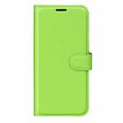 For TCL 501 Litchi Texture Horizontal Flip Leather Phone Case with Holder(Green) - 2