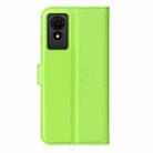 For TCL 501 Litchi Texture Horizontal Flip Leather Phone Case with Holder(Green) - 3