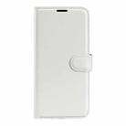 For TCL 50 5G Litchi Texture Horizontal Flip Leather Phone Case with Holder(White) - 2