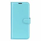 For TCL 50 5G Litchi Texture Horizontal Flip Leather Phone Case with Holder(Blue) - 2