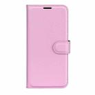 For TCL 50 5G Litchi Texture Horizontal Flip Leather Phone Case with Holder(Pink) - 2