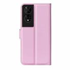 For TCL 50 5G Litchi Texture Horizontal Flip Leather Phone Case with Holder(Pink) - 3