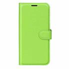 For TCL 50 5G Litchi Texture Horizontal Flip Leather Phone Case with Holder(Green) - 2