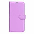 For TCL 50 SE Litchi Texture Horizontal Flip Leather Phone Case with Holder(Purple) - 2