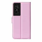 For TCL 50 SE Litchi Texture Horizontal Flip Leather Phone Case with Holder(Pink) - 3