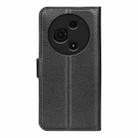 For TCL 605 / 60 SE Litchi Texture Horizontal Flip Leather Phone Case with Holder(Black) - 3