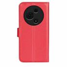 For TCL 605 / 60 SE Litchi Texture Horizontal Flip Leather Phone Case with Holder(Red) - 3