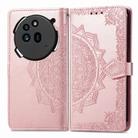 For Nothing Phone 3a Pro Mandala Flower Embossed Leather Phone Case(Rose Gold) - 2
