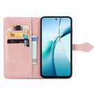For Nothing Phone 3a Pro Mandala Flower Embossed Leather Phone Case(Rose Gold) - 3