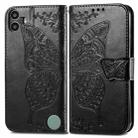 For Nothing CMF Phone 1 Butterfly Love Flower Embossed Leather Phone Case(Black) - 2